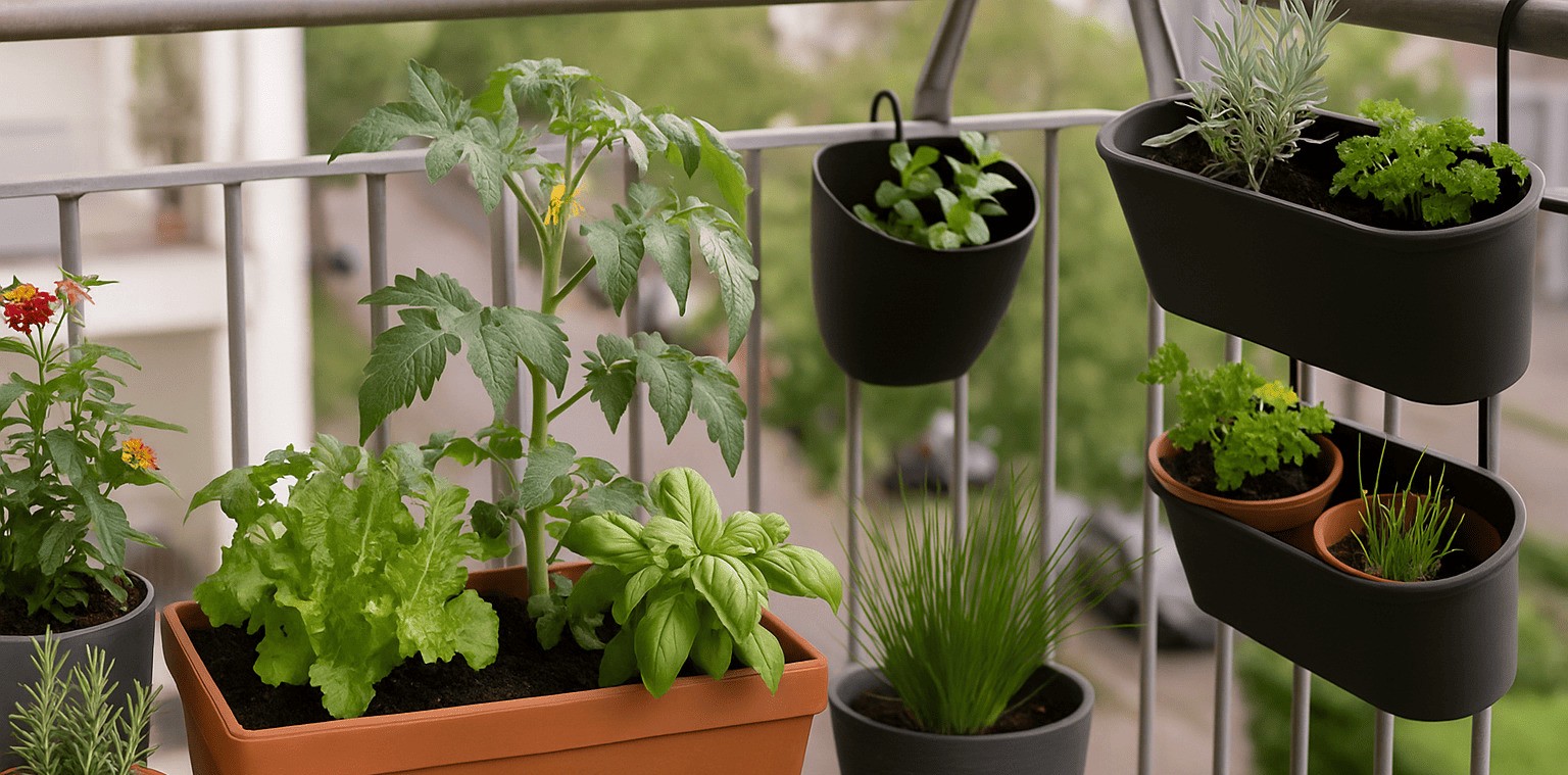 ۱۰ نکته طلایی برای شروع باغچه سبزیجات در بالکن